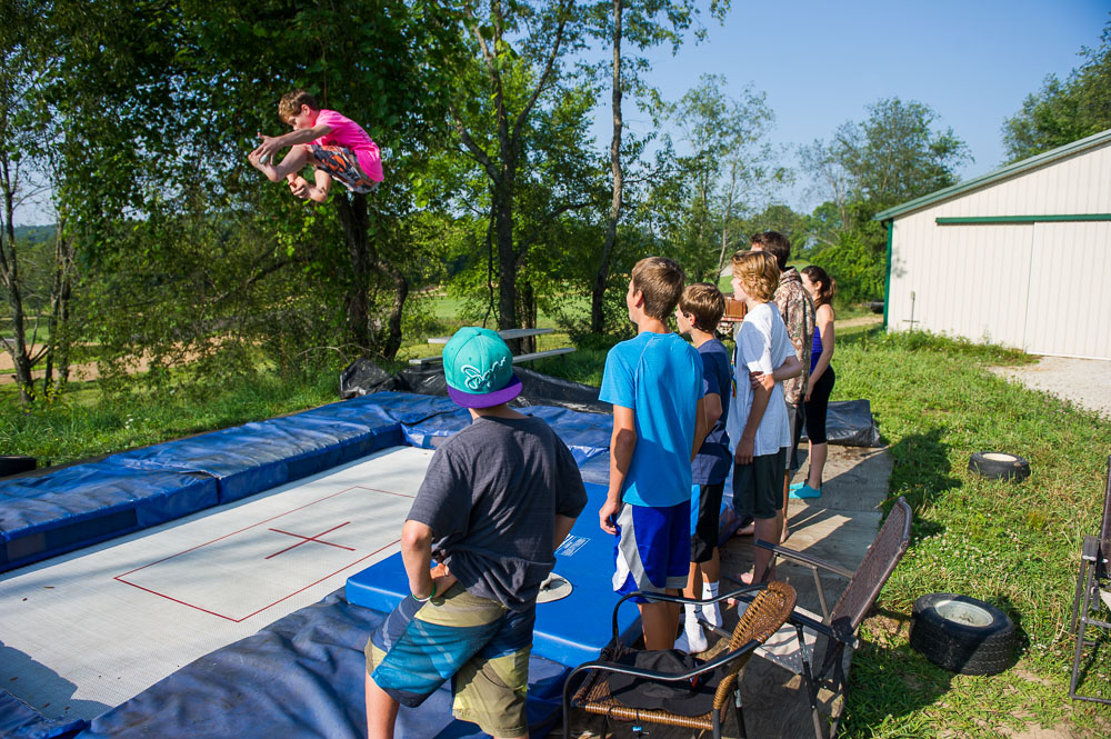 TRAMPOLINE WORK